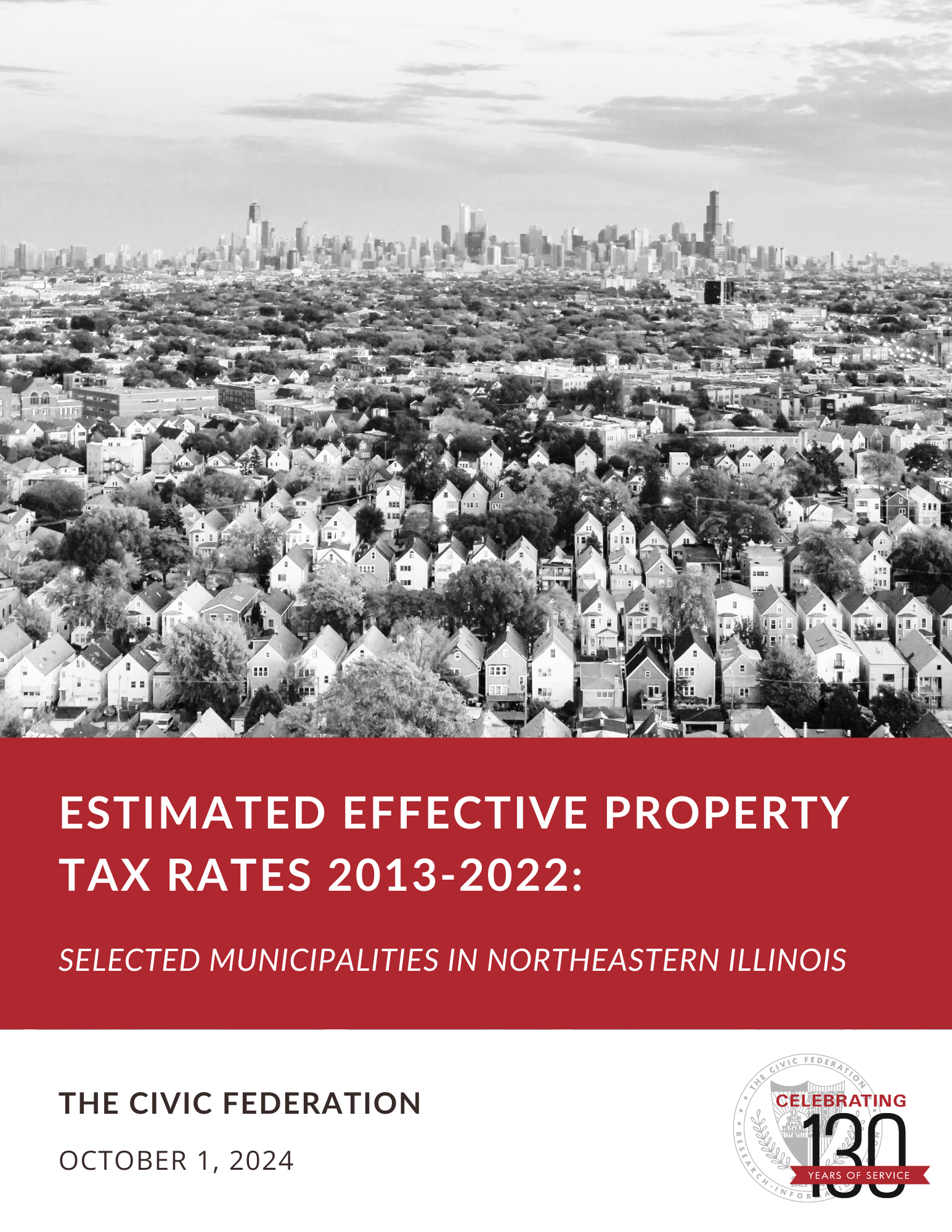 Estimated Effective Property Tax Rates 2013-2022 Report Cover